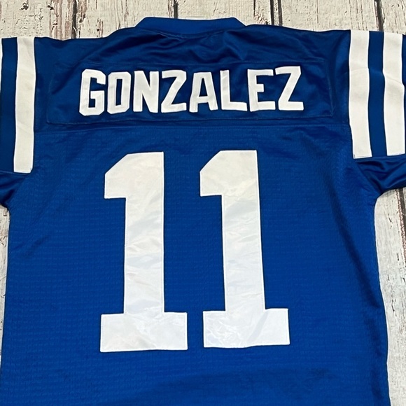 Anthony Gonzalez Indianapolis Colts Reebok Stitched NFL Football Sports Jersey - Picture 6 of 7